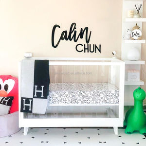 Amina arte de Nuevo 2018 acrílico claro marco de cama de lucite, bebé cama cuna - Product Image 3