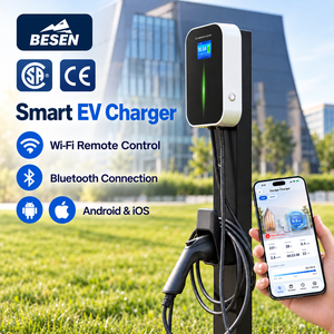BESEN Caricabatterie Domestico per Auto Elettriche 22kW Wallbox EV 32A con App Wifi <span class=keywords><strong>Stazione</strong></span> <span class=keywords><strong>di</strong></span> <span class=keywords><strong>Ricarica</strong></span> per Veicoli Elettrici - Product Image 1