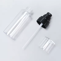 Bouteilles de pulvérisation cosmétiques vides en plastique de shampooing en gros de 60ml 80ml 100ml emballage de pulvérisation coloré portable rechargeable à brume fine