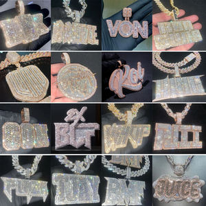 <span class=keywords><strong>Bijoux</strong></span> hip-hop personnalisés Kaleido, pendentif en diamant glacé Spiderman et Labubucartoon, laiton plaqué or 18 carats, pendentif de luxe pour homme - Product Image 5