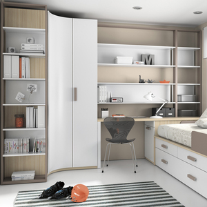 Nuevo diseño de Guangzhou personalizado Mdf Rack niños <span class=keywords><strong>armario</strong></span> cama de <span class=keywords><strong>matrimonio</strong></span> y <span class=keywords><strong>armario</strong></span> - Product Image 1