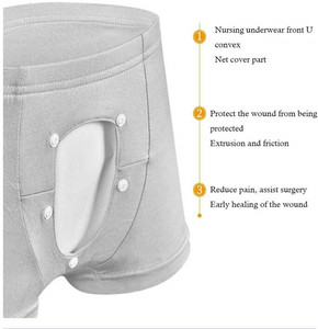 Nueva llegada de fimosis la <span class=keywords><strong>circuncisión</strong></span> prepucio quirúrgico cubierta protectora de los niños de los hombres de la ropa interior Calzoncillos - Product Image 3