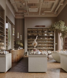 Servicio de Diseño Interior Moderno y Personalizado para Panaderías, Equipamiento de Cafeterías de Moda y Vitrina Termostática de Vidrio - Product Image 4