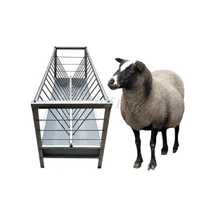 Vente en gros d'équipement d'élevage Mangeoire automatique en acier galvanisé et coloré pour moutons et chèvres - Product Image 4