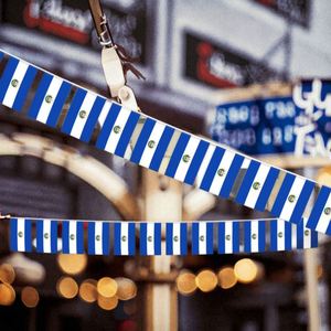 ธงประดับสายรุ้งเอลซัลวาดอร์ ขนาด 5.5x8 นิ้ว สำหรับตกแต่งภายในและภายนอกอาคาร (20 ชิ้น/ชุด) ขายส่ง - Product Image 4