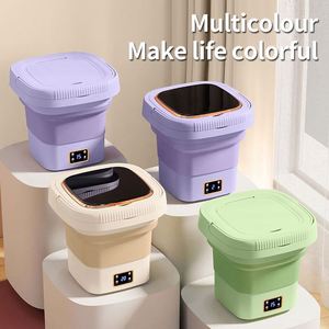 <b>Portable</b> <b>Mini</b> Folding Electric Foldable Tub Laundry Washer <b>Washing</b> <b>Machine</b> With Spin Dry - Product Image 3
