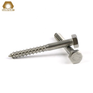 Tornillo Para Madera de cabeza hexagonal Madera DIN571 Gal tornillos <span class=keywords><strong>muebles</strong></span> - Product Image 1