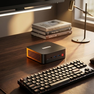 Mini PC de Alto Rendimiento Ryzen <span class=keywords><strong>5</strong></span> 3500U, Doble SSD <span class=keywords><strong>M</strong></span>.2 de hasta 8TB, Doble LAN, Salida HDMI 4K Tipo-C, WiFi <span class=keywords><strong>5</strong></span>, BT4.2, Mini Calculadora - Product Image 1