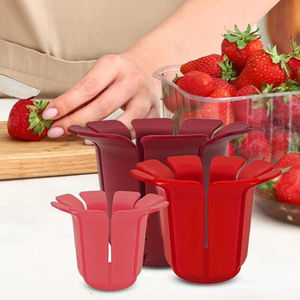 Nouvel Éminceur de Fruits en Plastique Écologique Anti-Glisse, Design Dentelle, Coupe-Légumes Multifonctionnel, Gadget de Cuisine - Product Image 4