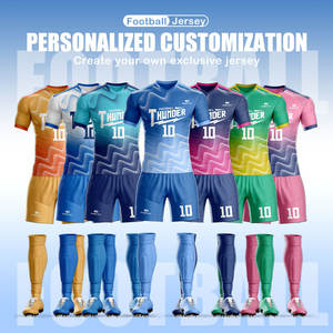 2024-2025定制快干足球服高品质涤纶升华名称足球球衣运动服原装标志 - Product Image 6