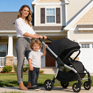 Супер популярная Складная портативная коляска/детская коляска/багги, Новое поступление, удобная детская коляска, сделано в Китае, EN1888-2 стандарт - Product Image 1