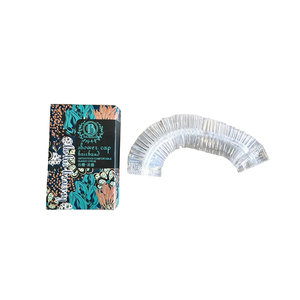 Gorro de Ducha Desechable de PE Impermeable con Impresión Personalizada, para Hoteles Cinco Estrellas, Protección para el <span class=keywords><strong>Cabello</strong></span> al Lavar el <span class=keywords><strong>Cabello</strong></span> en la Habitación - Product Image 1