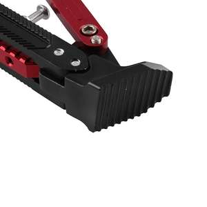 Accessoires universels pour béquille de moto, support de béquille réglable en alliage d'aluminium CNC modifié pour scooter, pied de béquille - Product Image 5