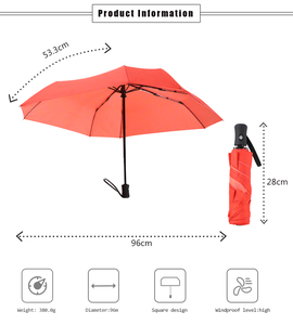 Paraguas cuadrado plegable de alta calidad al por mayor de fábrica, 21 pulgadas de diámetro diagonal, 97 cm, paraguas cuadrado para exposiciones y adultos - Product Image 2