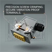 Conector de Aviación HMK 70A de Alta Corriente y Resistencia, Impermeable, 6/8 Núcleos, Conexión por Tornillo, Cable M32 415V, Hecho en China