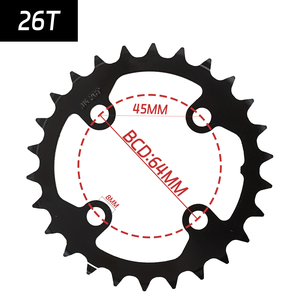 Guarnitura per Bicicletta BUCKLOS 26/38t 2X10s, Corona a Doppia Velocità <span class=keywords><strong>104</strong></span>/64bcd, Manovella MTB 170mm - Product Image 5