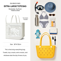 Sac de plage EVA tendance Everich, grand sac de plage en caoutchouc, logo et couleur personnalisés, utilisation en extérieur, sac fourre-tout EVA, fond antidérapant