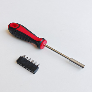 Lixin Tools 6 In 1 Vanadium Steel Magnetic Screwdriver With Extender And Bit Set For Household Use - Product Image 1