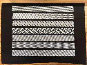 Nastro di Trasferimento di Calore Strisce Diagonali Segmentato Nastro Riflettente - Product Image 6