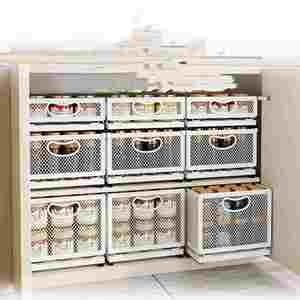 Cesta de Especias Plegable de Metal Multicapa para Cocina con Estante para Almacenamiento de Latas - Product Image 3
