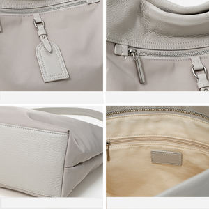 OEM offres promotionnelles vente en gros dame de luxe concepteur grand sac fourre-tout en cuir véritable pour femmes sacs à main - Product Image 5