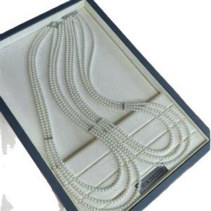 Collar de Perlas de Agua Dulce Naturales para Mujer, Diseño de Nicho, 9-10 mm, Círculo Cerrado, Simple, Elegante y Versátil - Product Image 5