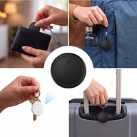 Pour les navetteurs : Dispositif de suivi Find My pour portefeuille, double système, batterie 365 jours, traqueur anti-perte, localisateur de clés, léger