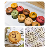 Imprimante alimentaire miniature Yaomatec 25,4 mm pour l'impression de motifs personnalisés sur café, latte art, gâteaux, desserts, biscuits et pain
