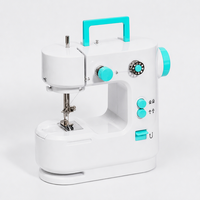 UFR-308 Nouvelle machine à coudre domestique compacte à point noué, facile à utiliser, avec adaptateur de pédale pour la maison et la confection artisanale