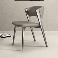 Chaises de bureau Noir Métal Cuir Luxe Maison Moderne Bureau de Direction Mobilier Ergonomique Étude Gaming Ordinateur Chaises de Bureau