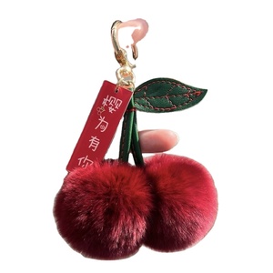 Fashion Girls Plush Key Chains Cute