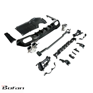 Phụ tùng ô tô C43 phong <span class=keywords><strong>c</strong></span>ách xe phí<span class=keywords><strong>a</strong></span> sau Bumper Spoiler môi phí<span class=keywords><strong>a</strong></span> sau khuếch tán với đuôi ống cho Benz <span class=keywords><strong>C</strong></span> Class w206 AMG - Product Image 3