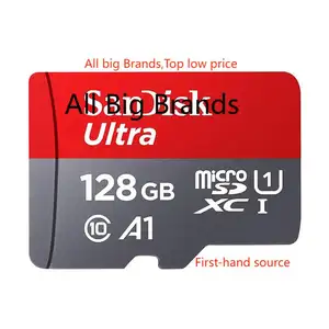 Top Low Price All Big Brands Memory card 16GB 32GB 64GB 128GB 256GB SD card Flash Memory Card U3 A1