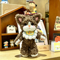Porte-clés en peluche chat mignon et moelleux, chaton duveteux avec collier à clochette, pendentif en peluche pour sac de filles, cadeau d'anniversaire, vente en gros