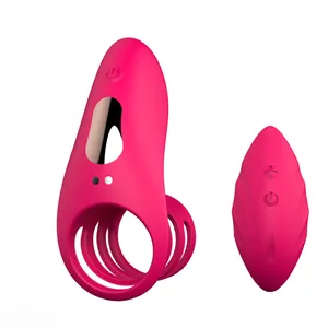 Groothandel multi speed penis-2020 Patent Nieuwe Penis Lange Harde Vergroten Ring Lock Vibrator Voor Man Sex Toy