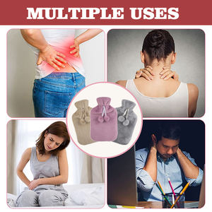 Nouveaux produits Reusaber sac à eau chaude en caoutchouc 2000ml avec couvertures souples et couvertures moelleuses boîte en gros cadeau - Product Image 3