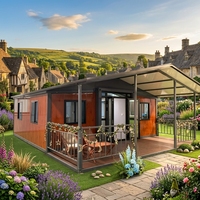 Module d'hébergement modulaire télescopique extensible de luxe pour camping en montagne et en bord de lac, style 'Living Pod' tendance