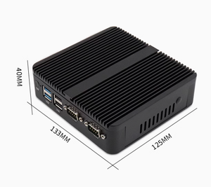 มินิพีซีอุตสาหกรรมพร้อมซีพียู Intel J4125 QuadCore 2.0GHz แรม DDR4 พอร์ต LAN คู่ ช่องรับไฟ 12V สำหรับระบบอัตโนมัติในโรงงาน - Product Image 6