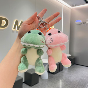 Phim Hoạt Hình Khủng Long Nhỏ Mềm Sang Trọng Ánh Sáng Keychain Bán Buôn Ba Lô Mặt Dây Chuyền Đám Cưới Búp Bê Đường Phố Nhà Cung Cấp Nhung Mô Hình Thương Hiệu A004 - Product Image 2