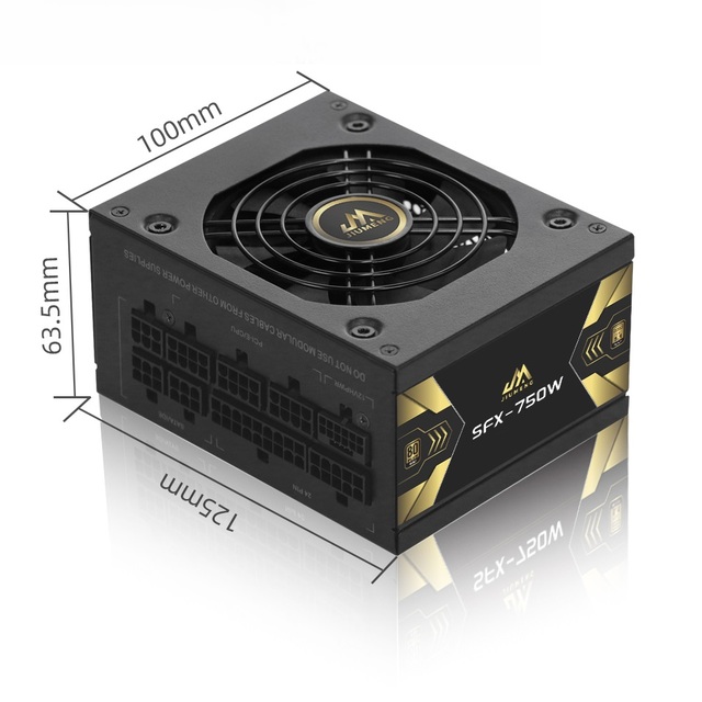 New Arrival Jiumeng SFX 850W 80Plus Gold Server & PC PSU for Gaming Desktop and Server Use