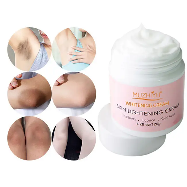 Campioni gratuiti Private Label Night Cream Yoni Dark knee gomiti Strong Baby Skin Body Whitening Cream per viso Lip Neck