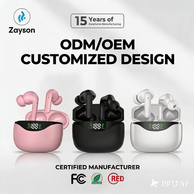 TWS for 5.3 In-Ear Earbuds JL Chipset LED Digital Display Battery IPX5 Sweatproof Type-C Fast Charging
