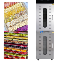 Déshydrateur alimentaire professionnel de qualité commerciale en acier inoxydable pour la viande séchée, les fruits, les légumes et les herbes