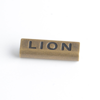 Attache de portefeuille métallique découpée au laser, écologique, accessoire de couture, pour bretelles de sweat-shirt, ceintures de pantalon, boucles et clips de finition