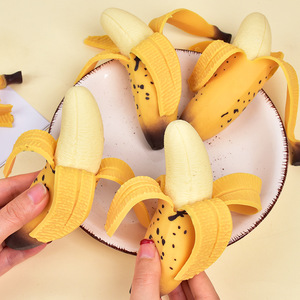 Jouet réaliste en forme de banane pelable, effet peau détachable, simulation de fruit pour les farces, le bureau, le soulagement du stress, cadeau - Product Image 3