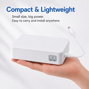 OLAX Smart UPS 12V 37WH 10000mah Banco de Energía Portátil para Exteriores, Sistema de Alimentación Ininterrumpida Mini UPS para Router Wifi - Product Image 3