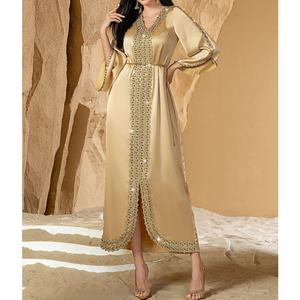 Vêtements musulmans traditionnels OEM, vêtements pour femmes musulmanes, abaya, robe de soirée - Product Image 1