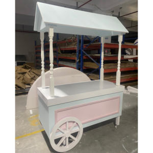 Düğün lüks çocuk parti malzemeleri tekerlekler üzerinde katlanabilir Pvc şeker sepeti olay şeker sepeti ekran dekorasyon - Product Image 2