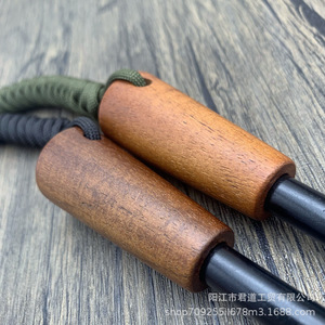 Allume-feu en bâton de magnésium avec manche en bois, accessoire de survie en plein air, étanche, pour le camping - Product Image 4