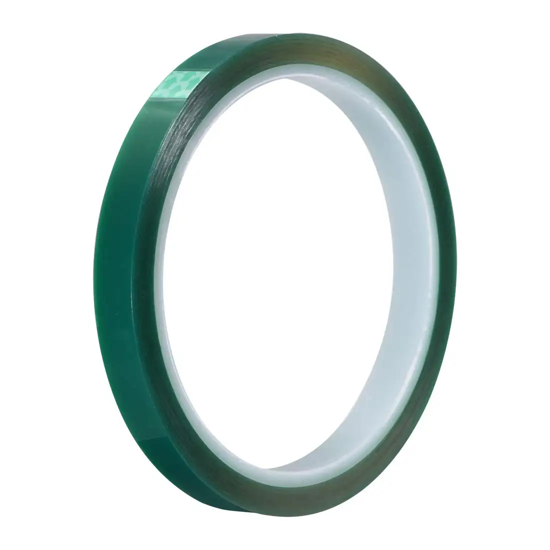 10mm x 33m nastro adesivo per pellicola PET a trasferimento termico in polvere verde resistente al calore per mascheratura elettronica